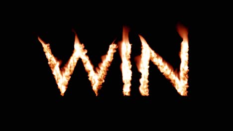 Win-hot-text-brand-branding-iron-epic-winner-metal-flaming-heat-flames-4K
